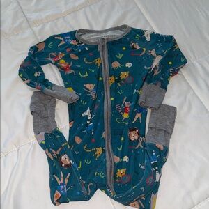 Little Sleepies Jungle Gym bamboo zippy